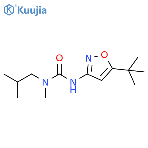 Urea,N'-[5-(1,1-dimethylethyl)-3-isoxazolyl]-N-methyl-N-(2-methylpropyl)- structure