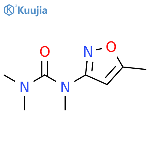 Urea, trimethyl(5-methyl-3-isoxazolyl)- structure