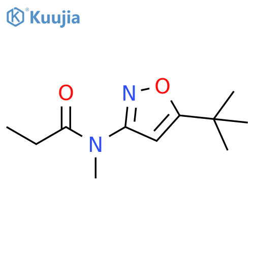 Propanamide, N-[5-(1,1-dimethylethyl)-3-isoxazolyl]-N-methyl- structure