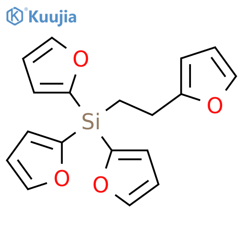 SILANE, TRI-2-FURANYL[2-(2-FURANYL)ETHYL]- structure