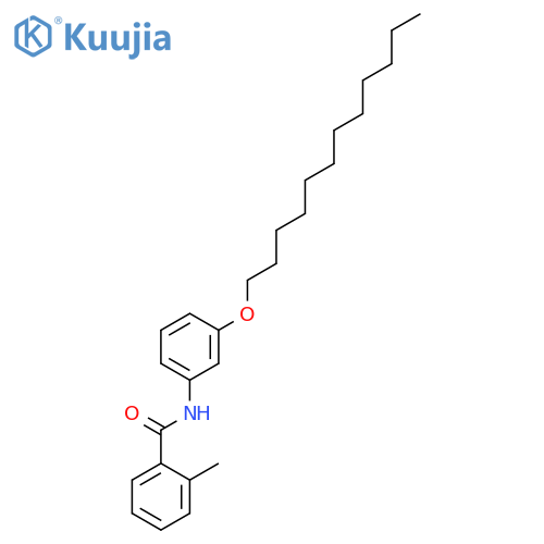 Benzamide, N-[3-(dodecyloxy)phenyl]-2-methyl- structure