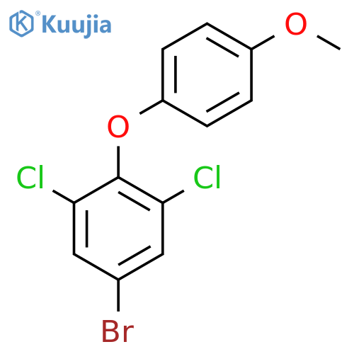 5-Bromo-1,3-dichloro-2-(4-methoxyphenoxy)benzene structure