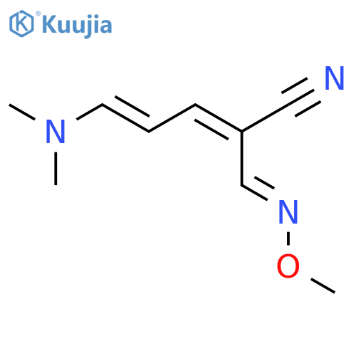 5-(Dimethylamino)-2-[(methoxyimino)methyl]penta-2,4-dienenitrile structure