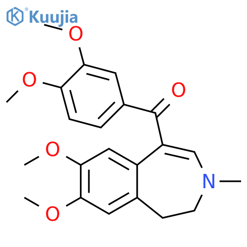 Methanone,(2,3-dihydro-7,8-dimethoxy-3-methyl-1H-3-benzazepin-5-yl)(3,4-dimethoxyphenyl)- structure