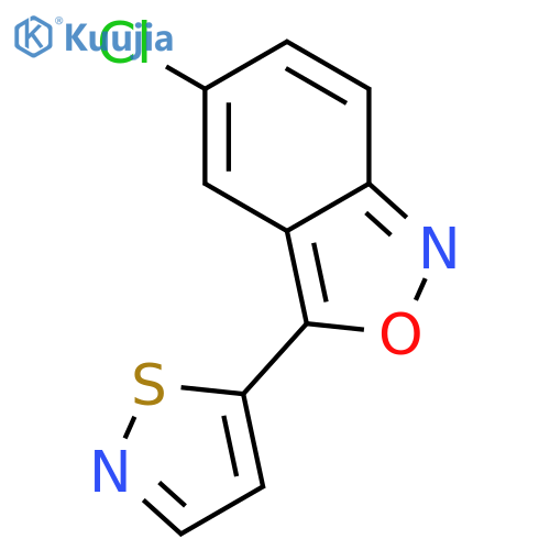 2,1-BENZISOXAZOLE, 5-CHLORO-3-(5-ISOTHIAZOLYL)- structure