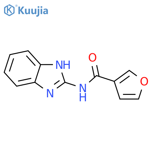 3-Furancarboxamide, N-1H-benzimidazol-2-yl- structure