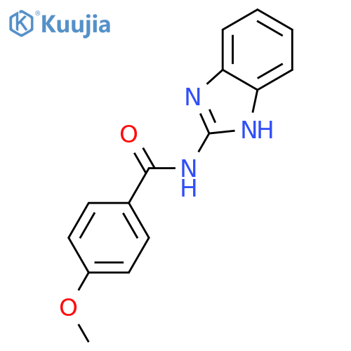 N-(1H-1,3-benzodiazol-2-yl)-4-methoxybenzamide structure