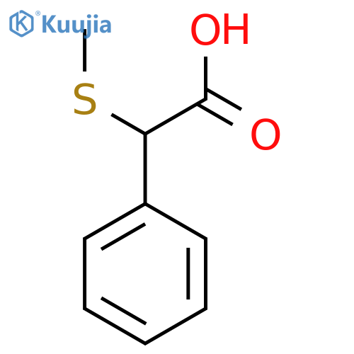 2-(Methylsulfanyl)-2-phenylacetic acid structure