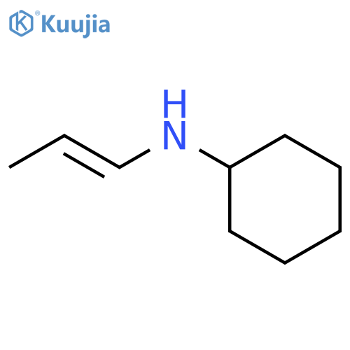 Cyclohexanamine, N-1-propenyl- structure