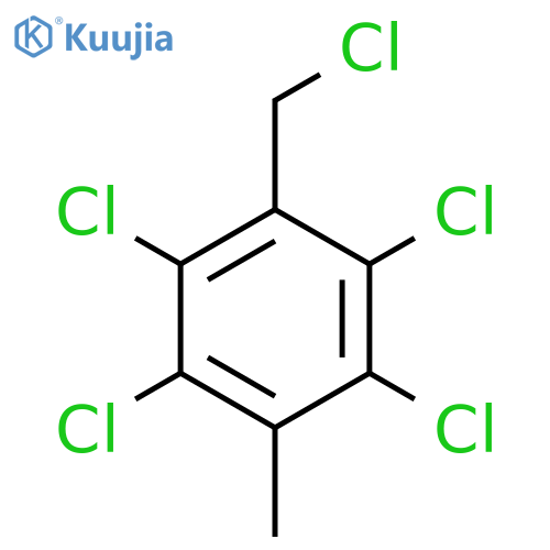 Benzene, 1,2,4,5-tetrachloro-3-(chloromethyl)-6-methyl- structure