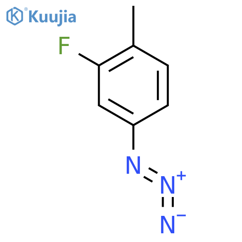 4-azido-2-fluoro-1-methylbenzene structure