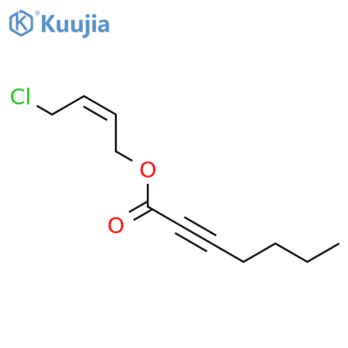 2-HEPTYNOIC ACID, (2Z)-4-CHLORO-2-BUTENYL ESTER structure