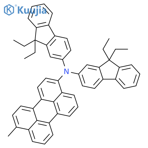 3-Perylenamine, N,N-bis(9,9-diethyl-9H-fluoren-2-yl)-10-methyl- structure