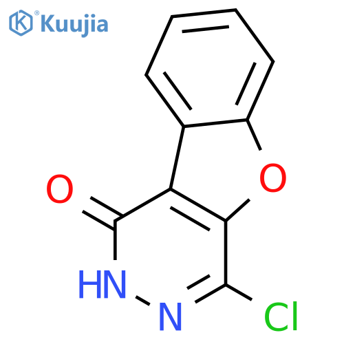 BENZOFURO[2,3-D]PYRIDAZIN-1(2H)-ONE, 4-CHLORO- structure
