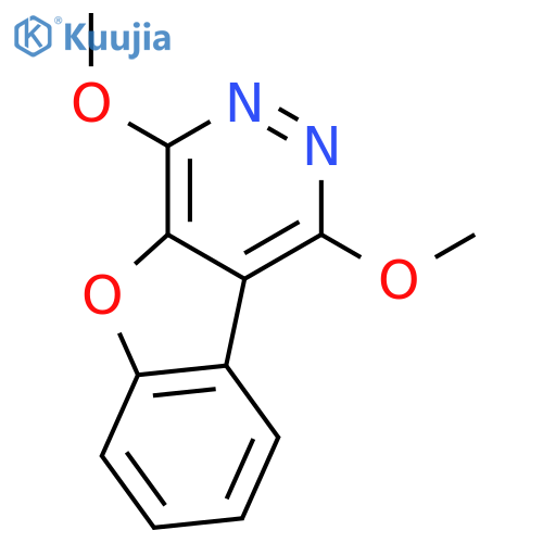 BENZOFURO[2,3-D]PYRIDAZINE, 1,4-DIMETHOXY- structure