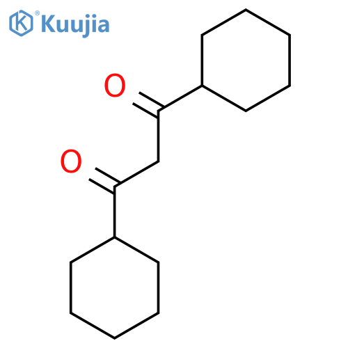 1,3-PROPANEDIONE, 1,3-DICYCLOHEXYL- structure
