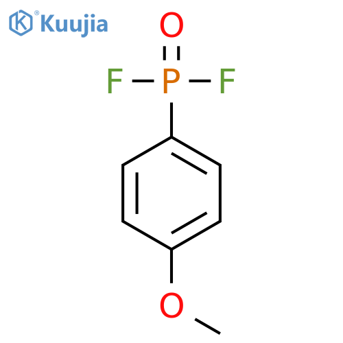 PHOSPHONIC DIFLUORIDE, (4-METHOXYPHENYL)- structure