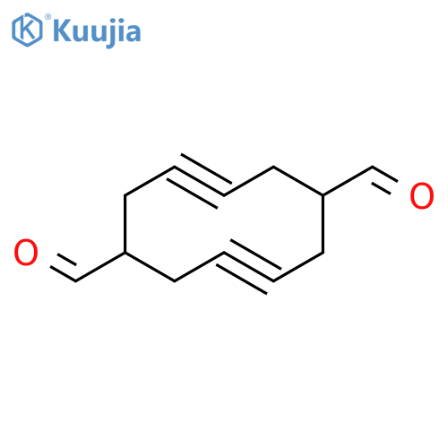 3,8-CYCLODECADIYNE-1,6-DICARBOXALDEHYDE structure