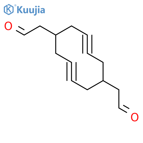 3,8-CYCLODECADIYNE-1,6-DIACETALDEHYDE structure