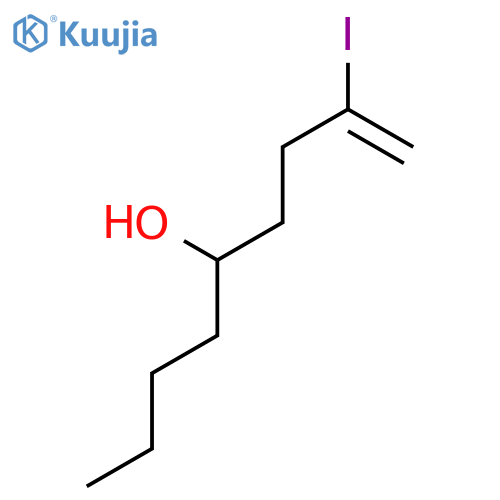 1-NONEN-5-OL, 2-IODO- structure