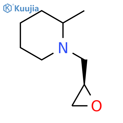 PIPERIDINE, 2-METHYL-1-[(2R)-OXIRANYLMETHYL]- structure