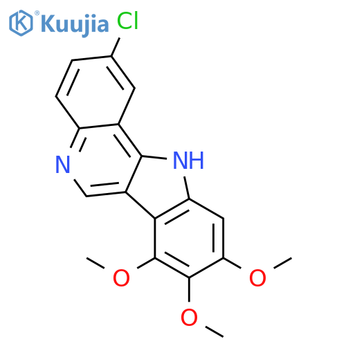 11H-INDOLO[3,2-C]QUINOLINE, 2-CHLORO-7,8,9-TRIMETHOXY- structure