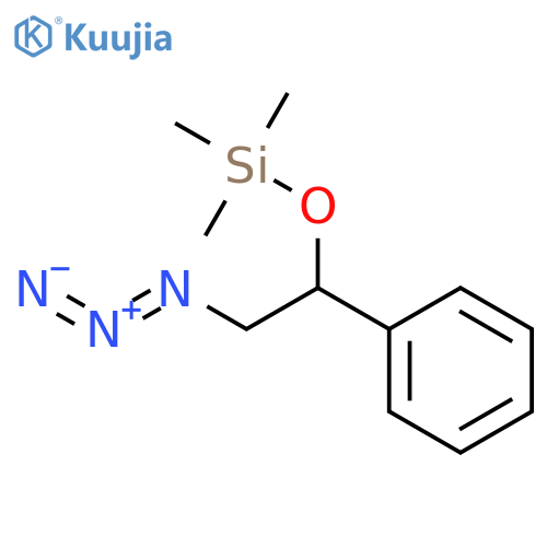 Silane, (2-azido-1-phenylethoxy)trimethyl- structure