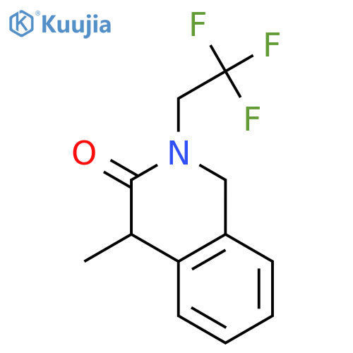 3(2H)-Isoquinolinone, 1,4-dihydro-4-methyl-2-(2,2,2-trifluoroethyl)- structure
