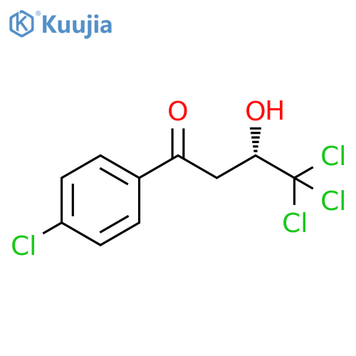 1-Butanone, 4,4,4-trichloro-1-(4-chlorophenyl)-3-hydroxy-, (3S)- structure
