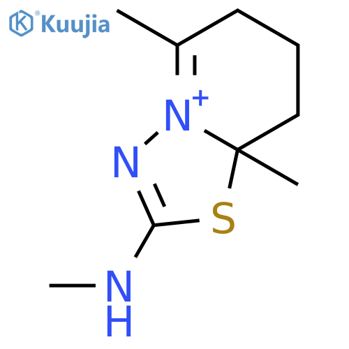 1,3,4-Thiadiazolo[3,2-a]pyridin-4-ium,6,7,8,8a-tetrahydro-5,8a-dimethyl-2-(methylamino)-,chloride (9CI) structure