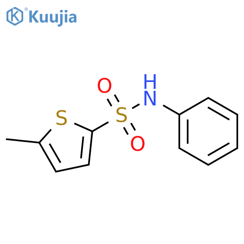 2-Thiophenesulfonamide, 5-methyl-N-phenyl- structure