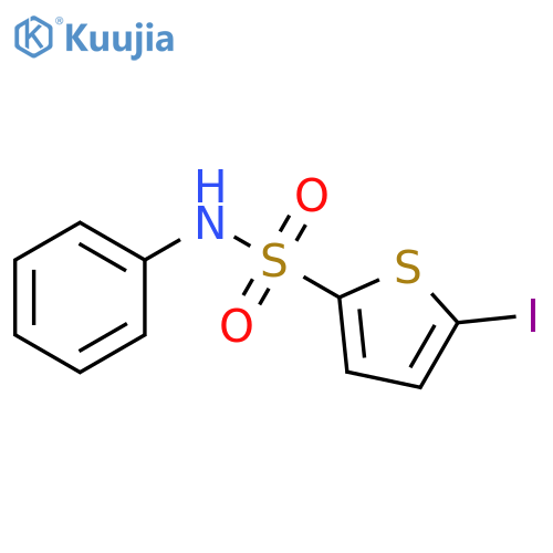 2-Thiophenesulfonamide, 5-iodo-N-phenyl- structure