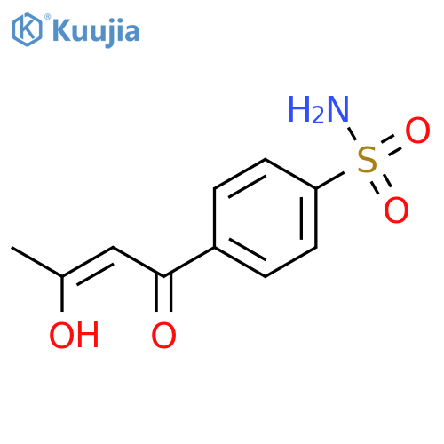 BENZENESULFONAMIDE, 4-(3-HYDROXY-1-OXO-2-BUTENYL)- structure