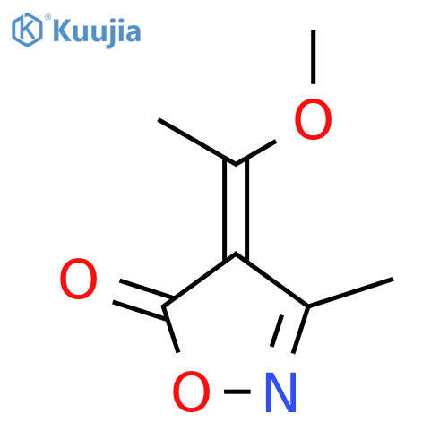 5(4H)-Isoxazolone,4-(1-methoxyethylidene)-3-methyl-,(E)-(9CI) structure