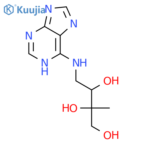 1,2,3-Butanetriol, 2-methyl-4-(1H-purin-6-ylamino)- structure