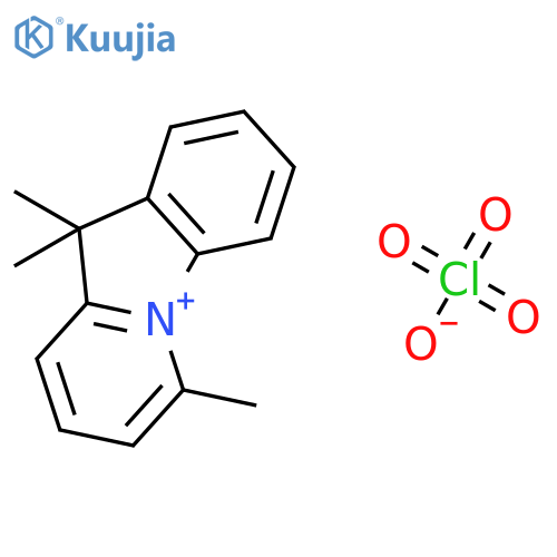 10H-PYRIDO[1,2-A]INDOLIUM, 6,10,10-TRIMETHYL-, PERCHLORATE structure