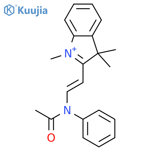 3H-Indolium, 2-[2-(acetylphenylamino)ethenyl]-1,3,3-trimethyl- structure