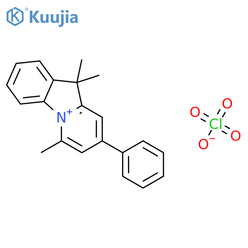 10H-PYRIDO[1,2-A]INDOLIUM, 6,10,10-TRIMETHYL-8-PHENYL-, PERCHLORATE structure