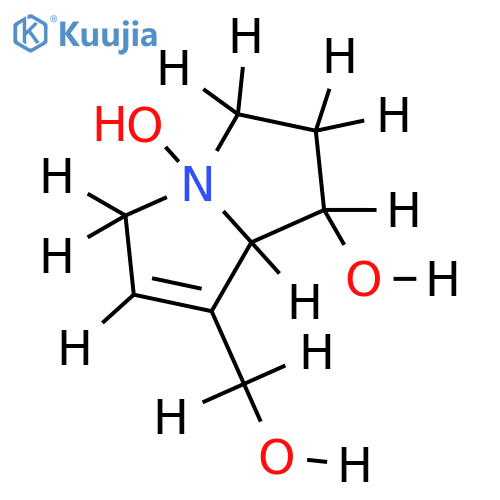 (7aR)-7-Hydroxymethyl-4-oxy-(4xi,7ar)-2,3,5,7a-tetrahydro-1H-pyrrolizin-1t-ol structure