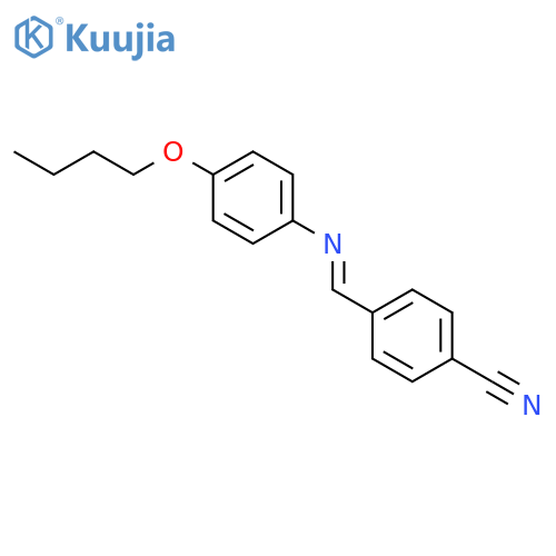 4'-Cyanobenzylidene-4-Butoxyaniline structure