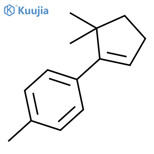 BENZENE, 1-(5,5-DIMETHYL-1-CYCLOPENTEN-1-YL)-4-METHYL- structure