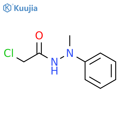 Acetic acid, chloro-, 2-methyl-2-phenylhydrazide structure