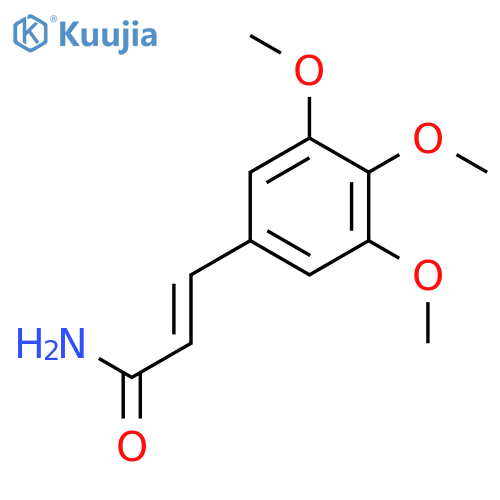 2-Propenamide,3-(3,4,5-trimethoxyphenyl)- structure