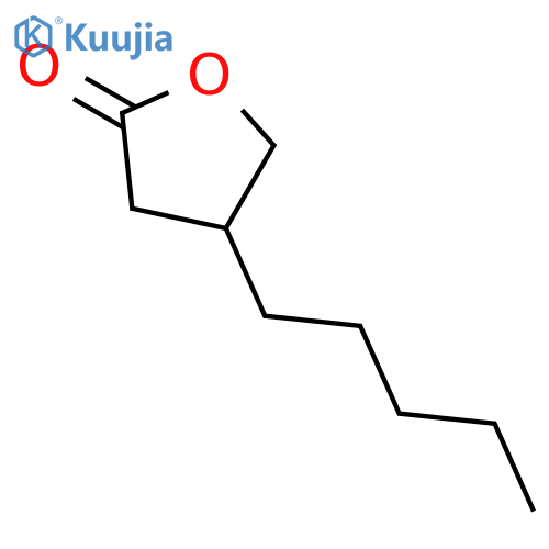 2(3H)-Furanone, dihydro-4-pentyl- structure