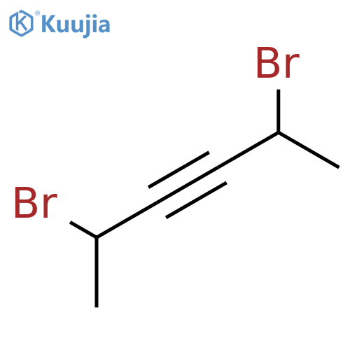 3-HEXYNE, 2,5-DIBROMO- structure