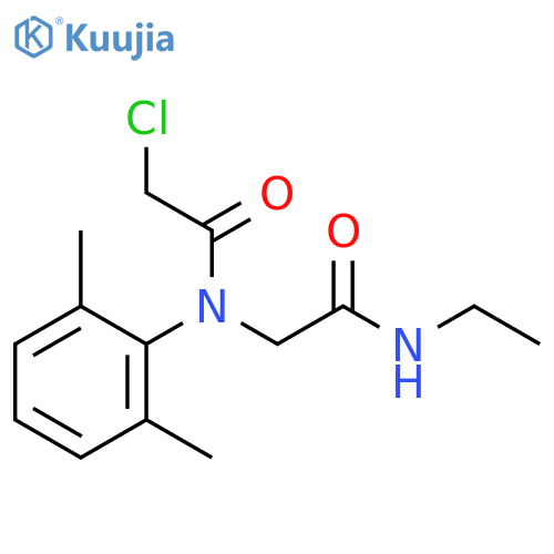 Acetamide,2-chloro-N-(2,6-dimethylphenyl)-N-[2-(ethylamino)-2-oxoethyl]- structure