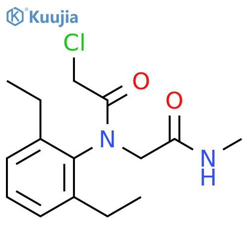 Acetamide,2-chloro-N-(2,6-diethylphenyl)-N-[2-(methylamino)-2-oxoethyl]- structure