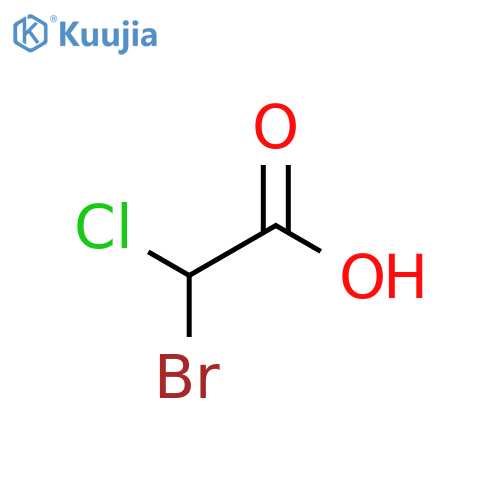 Bromochloroacetic Acid structure