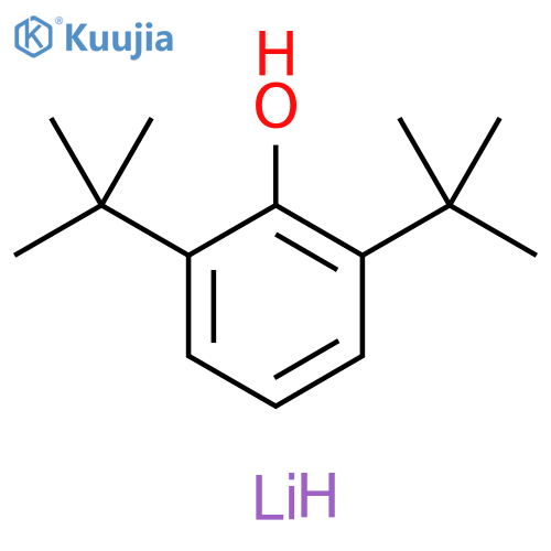 Phenol, 2,6-bis(1,1-dimethylethyl)-, lithium salt structure