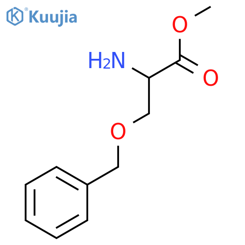 2-AMINO-3-BENZYLOXY-PROPIONIC ACID METHYL ESTER structure